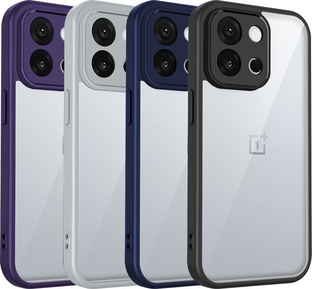 Transparente Silikon Handyhülle mit Luftpolster und matter Rückseite für OnePlus 13t und OnePlus 13s - Bild 1