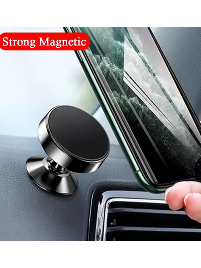 Magnetischer Autotelefonhalter in Schwarz für alle Smartphones und iPhone 15 sowie Samsung - Bild 5