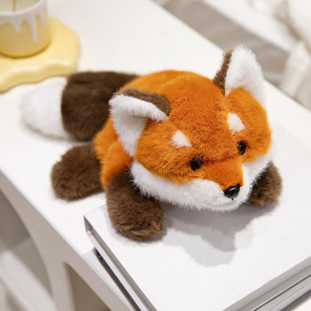 Kawaii Fuchs Plüschtier, Liegendes Stofftier, 60cm, ab 14 Jahren - Bild 1