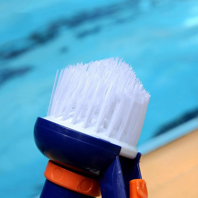Eckstufenbürste mfySpace für Schwimmbecken und Aquarien zur Algenreinigung in Weiß - Bild 1