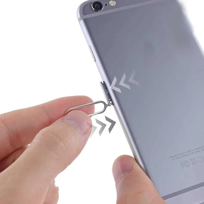 Viesrita SIM-Karten-Ejector-Nadel in Silber, Auswurfwerkzeug für Smartphone, iPhone, Huawei und Samsung - Bild 2