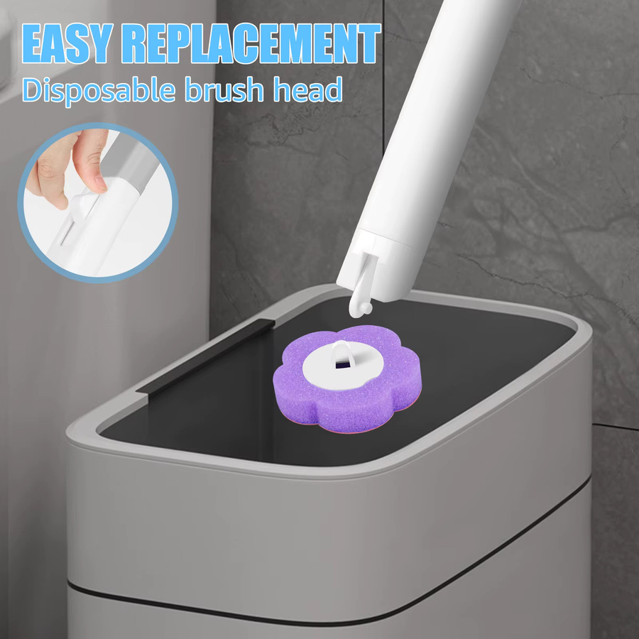 Willstar Einweg-Toilettenbürsten-Set zur Wandmontage mit Nachfüllungen für dein Badezimmer - Bild 3