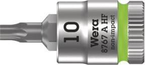 Wera Zyklop Bitnuss 8767 A HF TX 10 x 28 mm mit 1/4 Zoll Antrieb in Silber - Bild 1