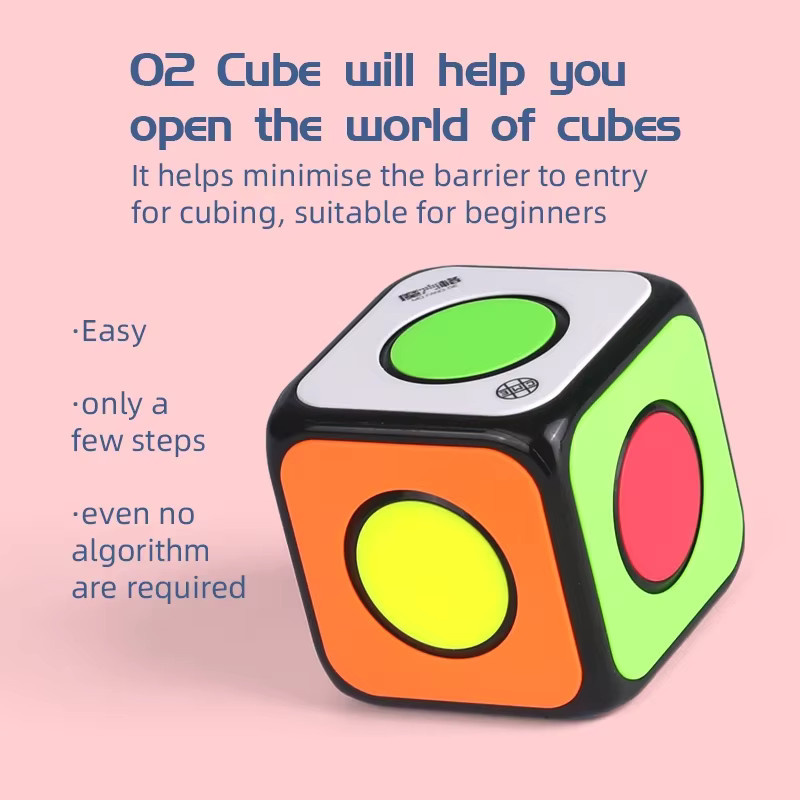 QiYi O2 Cube Spinner Magic Speed Cube, Puzzle, Lernspielzeug - Bild 2