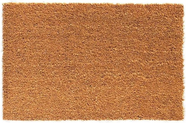 HPFloor Kokosmatte Fußmatte aus Natur Coir in Braun und Beige mit rutschfester Unterseite - Bild 1