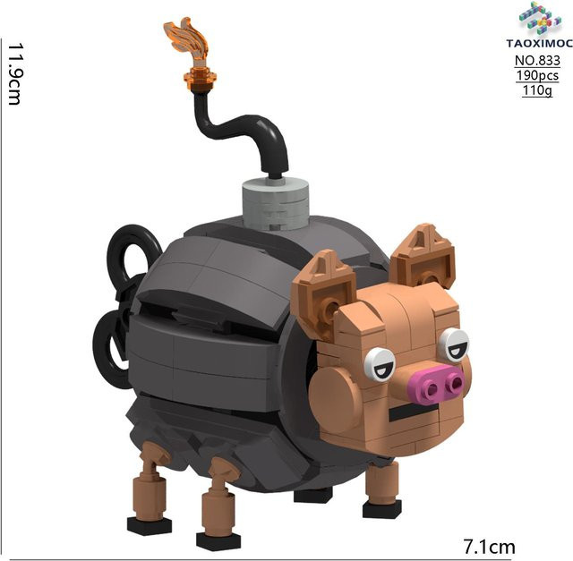 Linyi toy Brainrot Konstruktionsteile, Tiere, Bunt / Mehrfarbig, ab 6 Jahren - Bild 1
