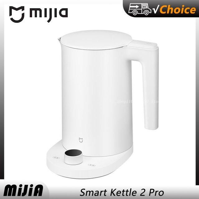 MIJIA Smart Kettle 2 Pro Elektrischer Wasserkocher mit LED-Display und App-Steuerung, Weiß - Bild 1