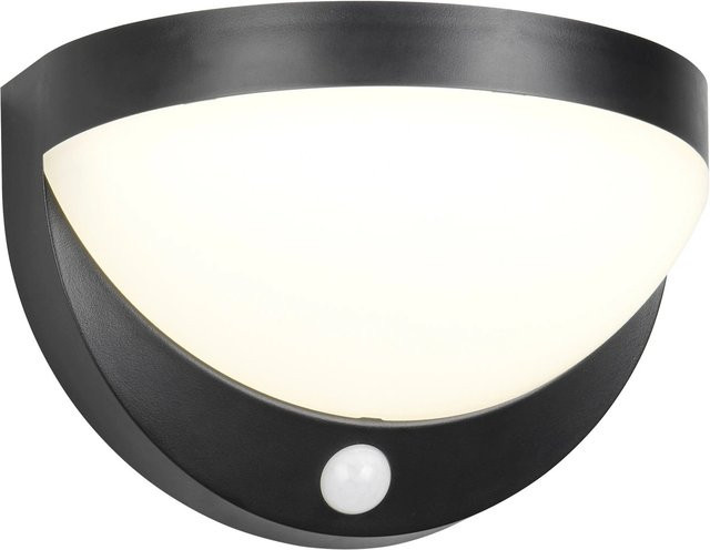 Reality LED-Outdoor-Wandleuchte Cobre mit Bewegungsmelder und Dämmerungssensor, Schwarz Matt - Bild 1