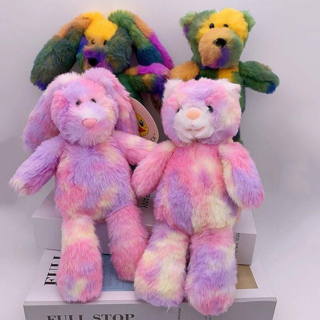 Binchi Fitness Regenbogen Hase, Plüschtiere, 24-teiliges Set, Rosa, ab 14 Jahren - Bild 1