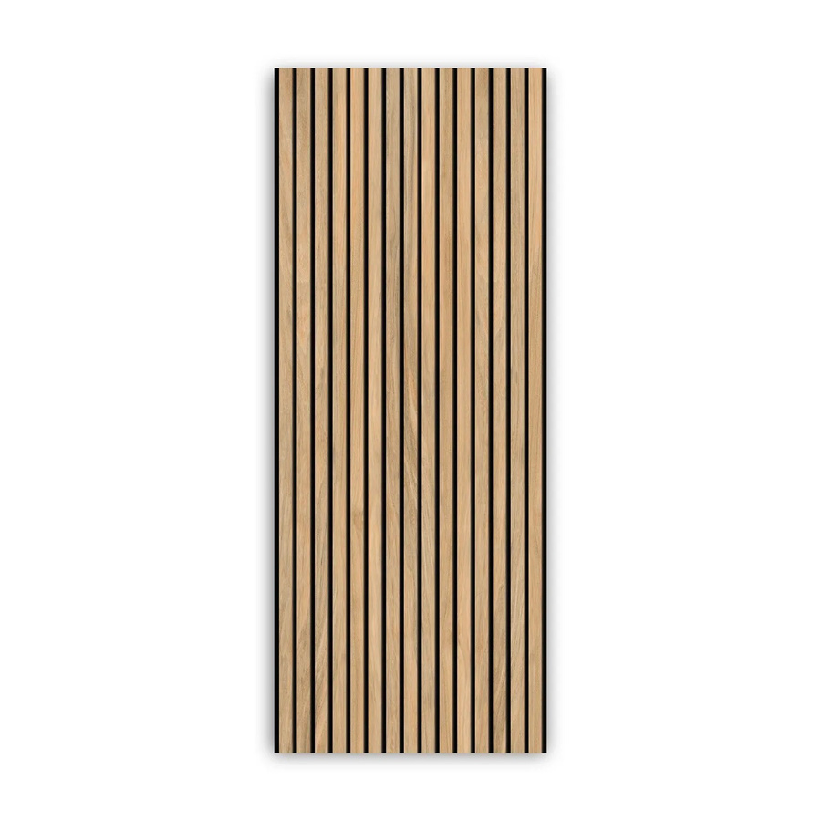 Walllux Duschrückwand Eiche Streifen in Braun aus Alu-Verbund, B: 100 cm, H: 255 cm, Dicke: 3 mm - Bild 2