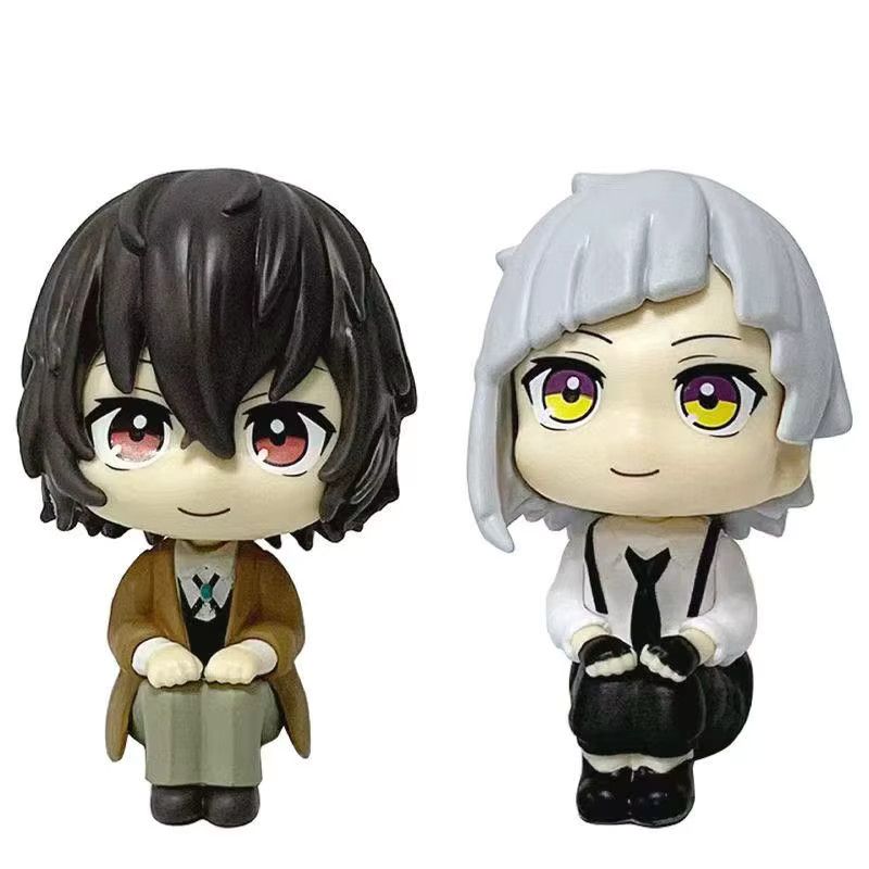 Bandai Bungou Stray Dogs Anime Actionfigur Dazai Osamu und Nakajima Atsushi aus PVC in Multicolor - Bild 2
