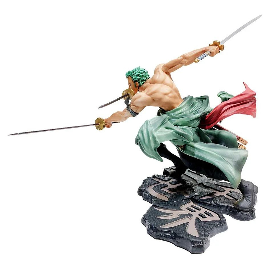 Yiran toy 1 One Piece Roronoa Zoro Actionfigur Statue Set - Bild 2