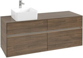 V&B Waschtischunterschrank Collaro mit LED-Beleuchtung, B/T/H: 140 x 54,8 x 50 cm - Bild 1
