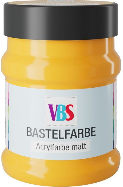 VBS Bastelfarbe Currygelb Lösungsmittelfrei 230 ml - Bild 1