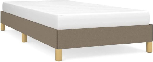 vidaXL Bettgestell aus Stoff in Taupe, B/L: 80 x 200 cm - Bild 1