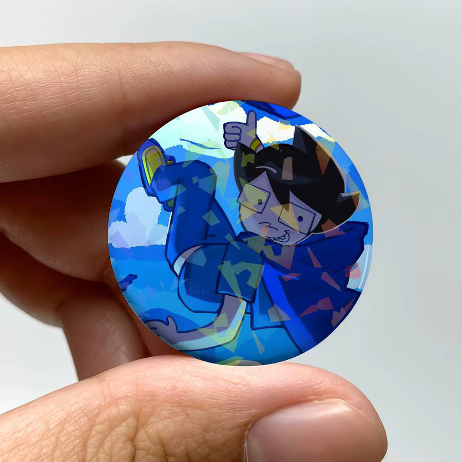 Brosche Cartoon J-John Egbert Laser Button Pins - Bild 4