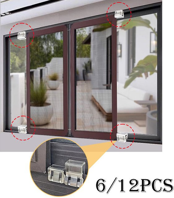 Kindersicherung Fenster- und Schiebetür-Stopper in Schwarz oder Transparent zur Diebstahlprävention und Sicherheit - Bild 1