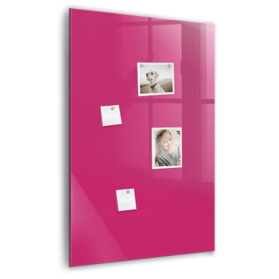 Tulup Glasmagnettafel in Rosa, B/H: 60 x 90 cm - Bild 2