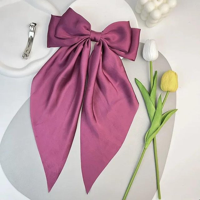YULIN Haarspange Chiffon, Schleife, Damen - Bild 1