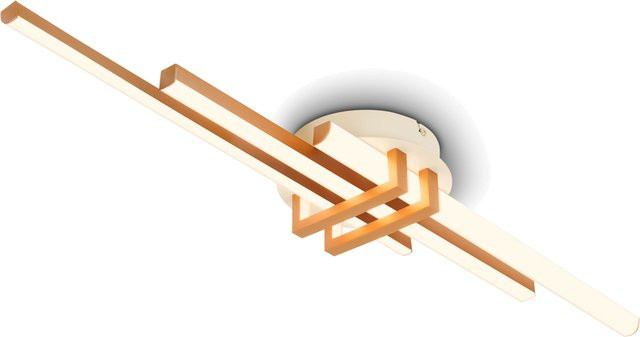 BRILONER LED Deckenleuchte LED Frame Eckprofil mit 3er Stab in Coffee und Warm Grey - Bild 1