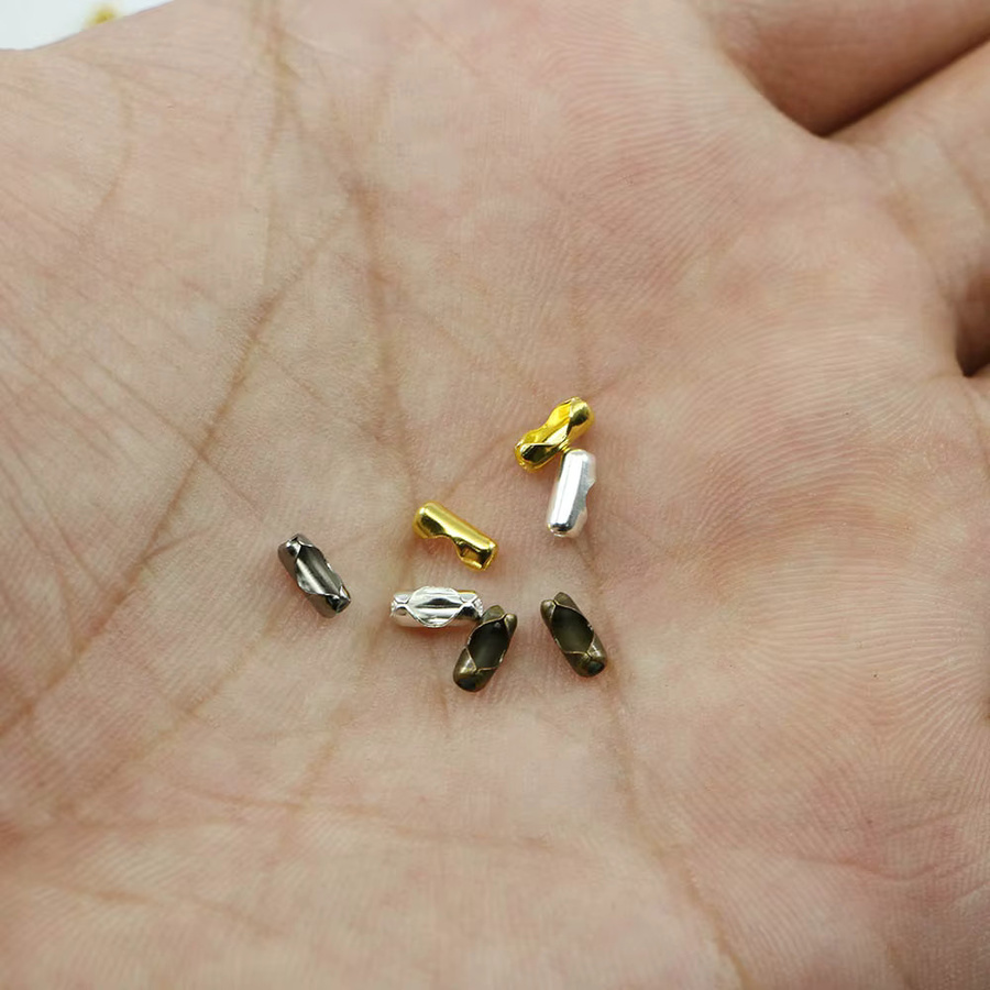 YouYoungDifferent Kugelketten-Anschluss Verschlüsse, Gold, 200 Stück - Bild 2