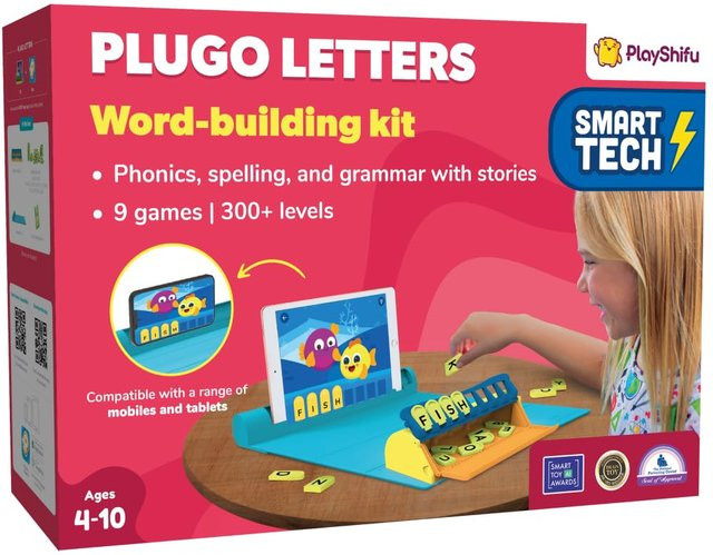 Playshifu Plugo Buchstaben, Lernspielzeug, Blau, ab 4 Jahre - Bild 1