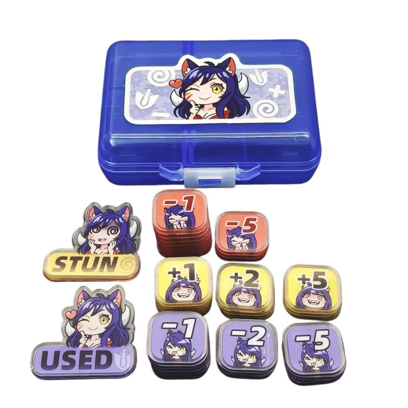 6syles Teemo Acryl Token Schadenindikator-Set, Brettspiel-Zubehör - Bild 2