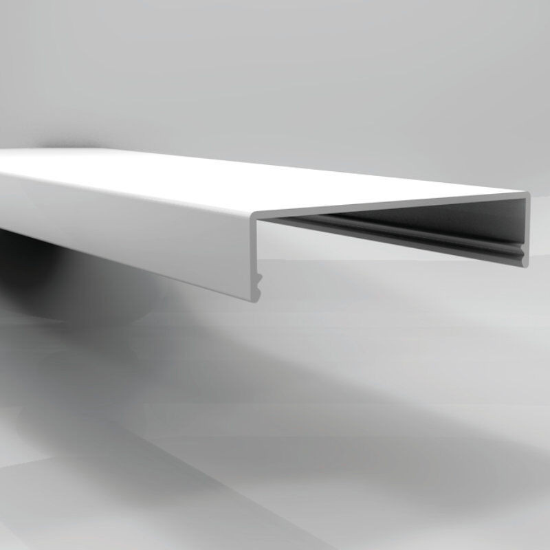 DUO Aluminium Klemmdeckel von Friedrich von Lien AG in Weiß und Silber - Bild 1