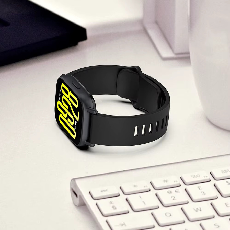 CRESTED Uhrenarmband mit Hülle, Silikon, Transparent, Xiaomi Redmi Watch 5 Active/Lite - Bild 3