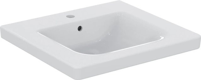 Ideal Standard Waschtisch Connect Freedom in Weiß, Wandhängend, Keramik, B/T: 60 x 55 cm, 1 Hahnloch mit Überlauf - Bild 1