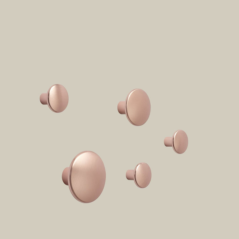 Muuto Dots Metall Haken in Pink Matt - Bild 2