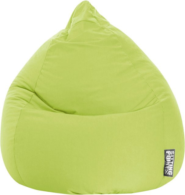Sitting Point Sitzsack Easy XL Grün mit abnehmbarem Bezug und Füllöffnung - Bild 1