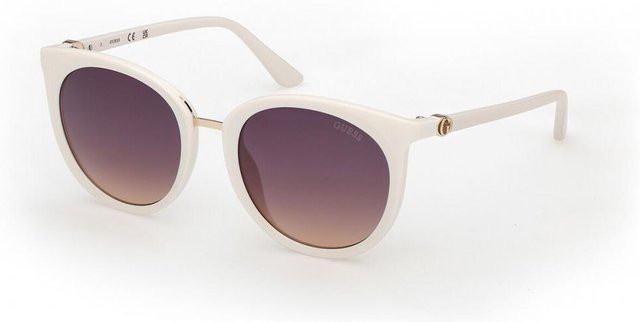Guess GU00282 Sonnenbrille Cat-Eye, Vollrand, Kunststoff, White, Damen - Bild 1