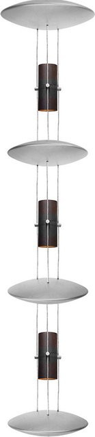Oligo Bel-Air LED-Pendelleuchte in Blattsilber mit warmweißem Licht (2700K) - Bild 1