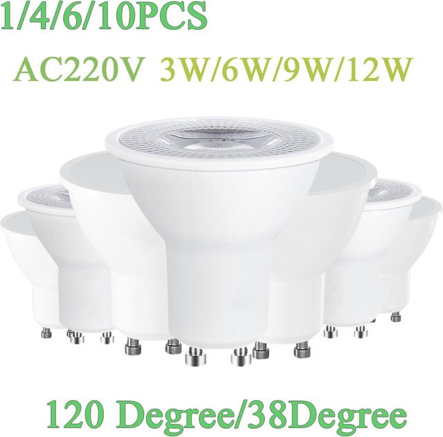 Energiesparende LED Strahler GU10 AC220V mit hoher Lumen-Leistung in Weiß für deine Home Dekoration - Bild 1