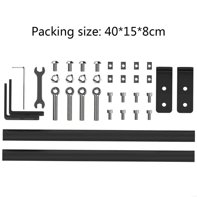 Creality Zugstangen-Set aus Aluminiumlegierung in Schwarz für Ender 3-Serie, kompatibel mit Ender 3S und Ender 3 Pro - Bild 3