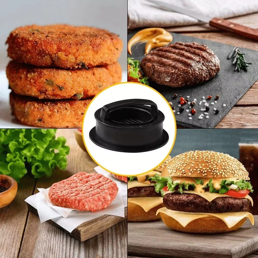 FAIS DU Hamburger Presse aus Kunststoff für gefüllte Burger in Schwarz - Bild 5