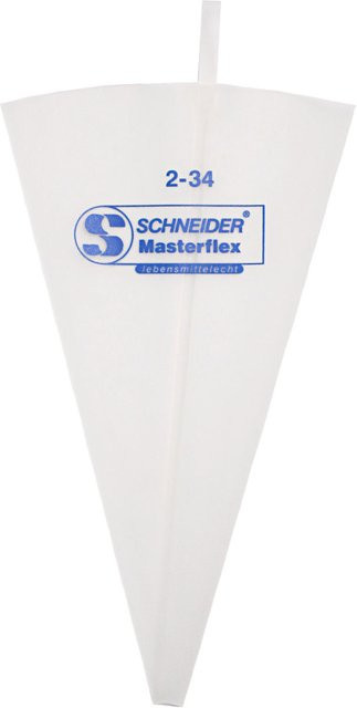 Schneider Spritzbeutel aus Kunststoff, weiß, Länge: 34 cm - Bild 1