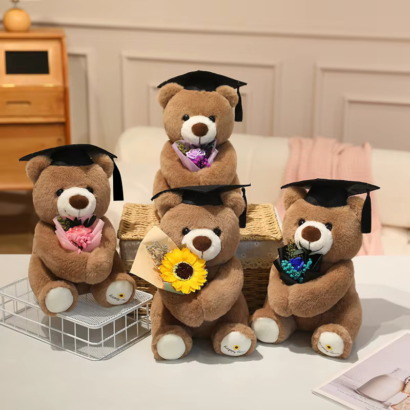 GDzaccly Abschlussbär Plüschpuppe, Tier-Stofftier, 28cm - Bild 2
