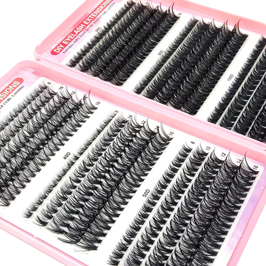 Wimperncluster, 30D-120D, Volumen, Unisex - Bild 6