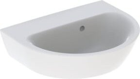 Geberit Renova Handwaschbecken aus Keramik, Weiß, B/T: 45 x 36 cm, mit asymmetrischem Überlauf - Bild 1