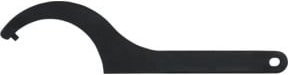 KS Tools Fester Hakenschlüssel mit Zapfen aus Chrom-Vanadium in Schwarz, Länge: 205-220 mm - Bild 1