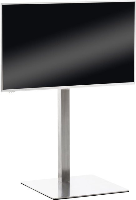 CLP Universal TV Ständer für 55-57 Zoll, Silber, Metall, VESA 100x100 bis 600x400, belastbar bis 40 kg - Bild 1