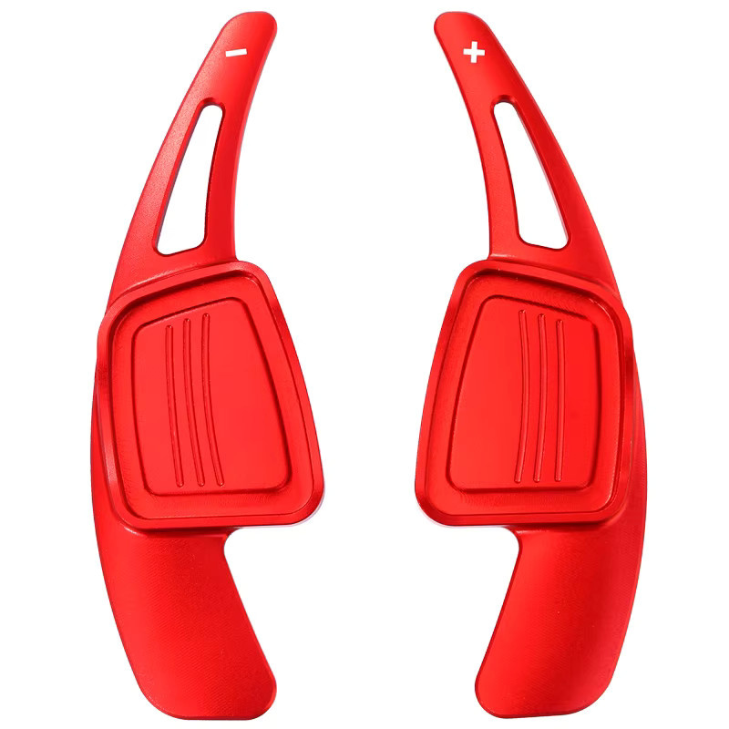 AULIGUS Aluminium Shift Paddle Shifter Verlängerung in Rot für Audi A3 S3 A5 S5 A4 S4 B9 Q7 TT TTS SQ5L - Bild 7