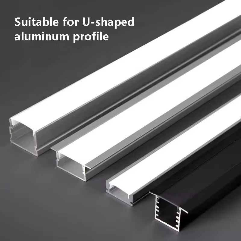 Khelse U-förmiger PC-Lampenschirm aus Aluminiumprofil für Unterschränke in Weiß oder Schwarz - Bild 5