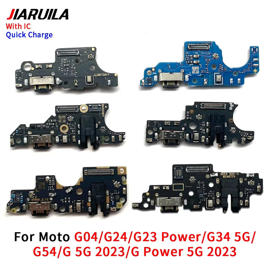 USB-C Ladeport Flex-Kabel als Ersatz-Ladeboard für Motorola Moto G14 G34 G54 G04 G24 Power G84 G75 5G Power 2023 - Bild 2