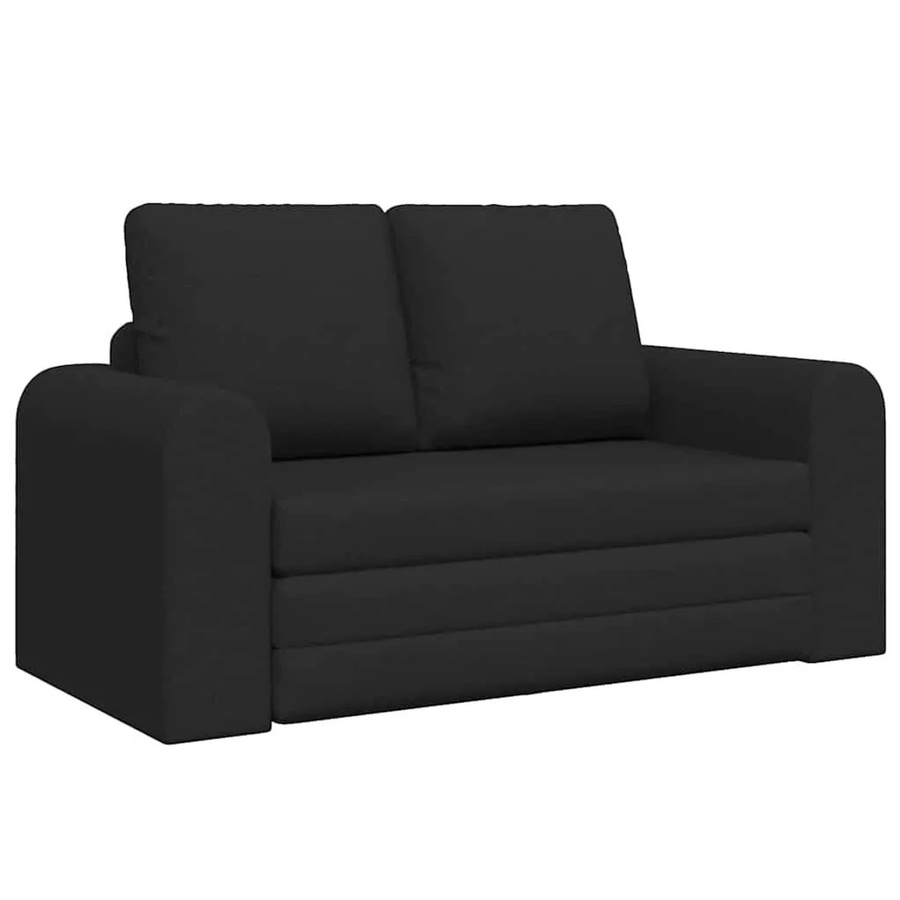 vidaXL Schlafsofa in Schwarz aus Stoff mit minimalistischem Design - Bild 2