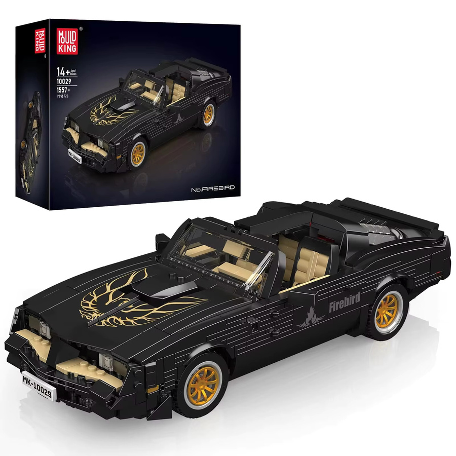 Mould King 10029 MOC Firebird Vintage Technik-Auto, Bausteine Set, ab 14 Jahren - Bild 4