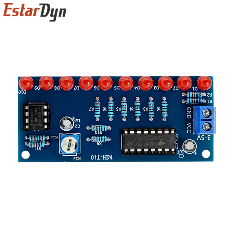 Estardyn Intelligente Elektronik-Kits NE555 + CD4017 LED-Modul DIY-Kit - Bild 5