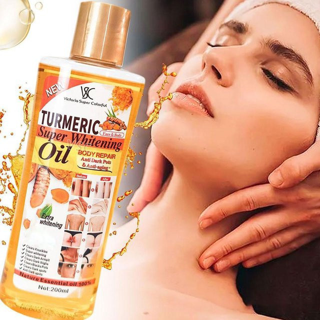 Kurkuma Öl für Gesicht und Körper, 200 ml, Unisex - Bild 1